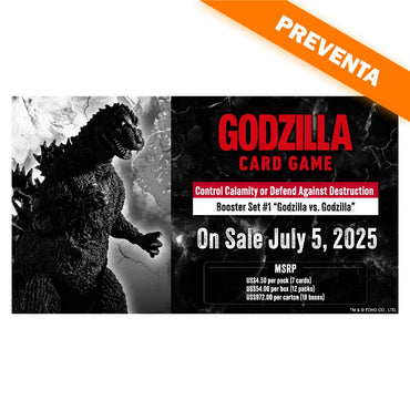 Godzilla Card Game - Booster Set #1 "Godzilla vs. Godzilla" Display 12ct. PREVENTA