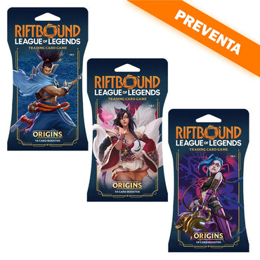 Riftbound: League of Legends TCG: Set 1 - Origins - Sleeved Booster Display PREVENTA