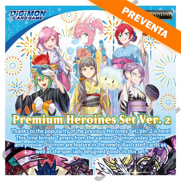 PREMIUM BANDAI: Digimon TCG: Premium Heroine Set 2 (PB-23) PREVENTA