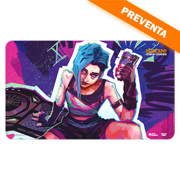 Riftbound: League of Legends TCG: Set 1 Origins Playmat Jinx Art PREVENTA
