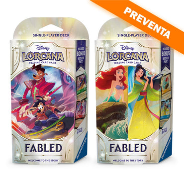 Lorcana Set 9: Fabled Starter Deck Set (Dos Decks) PREVENTA