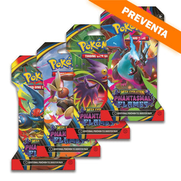 Pokémon TCG: Mega Evolution: Phantasmal Flames Sleeved Booster 1 ct. PREVENTA