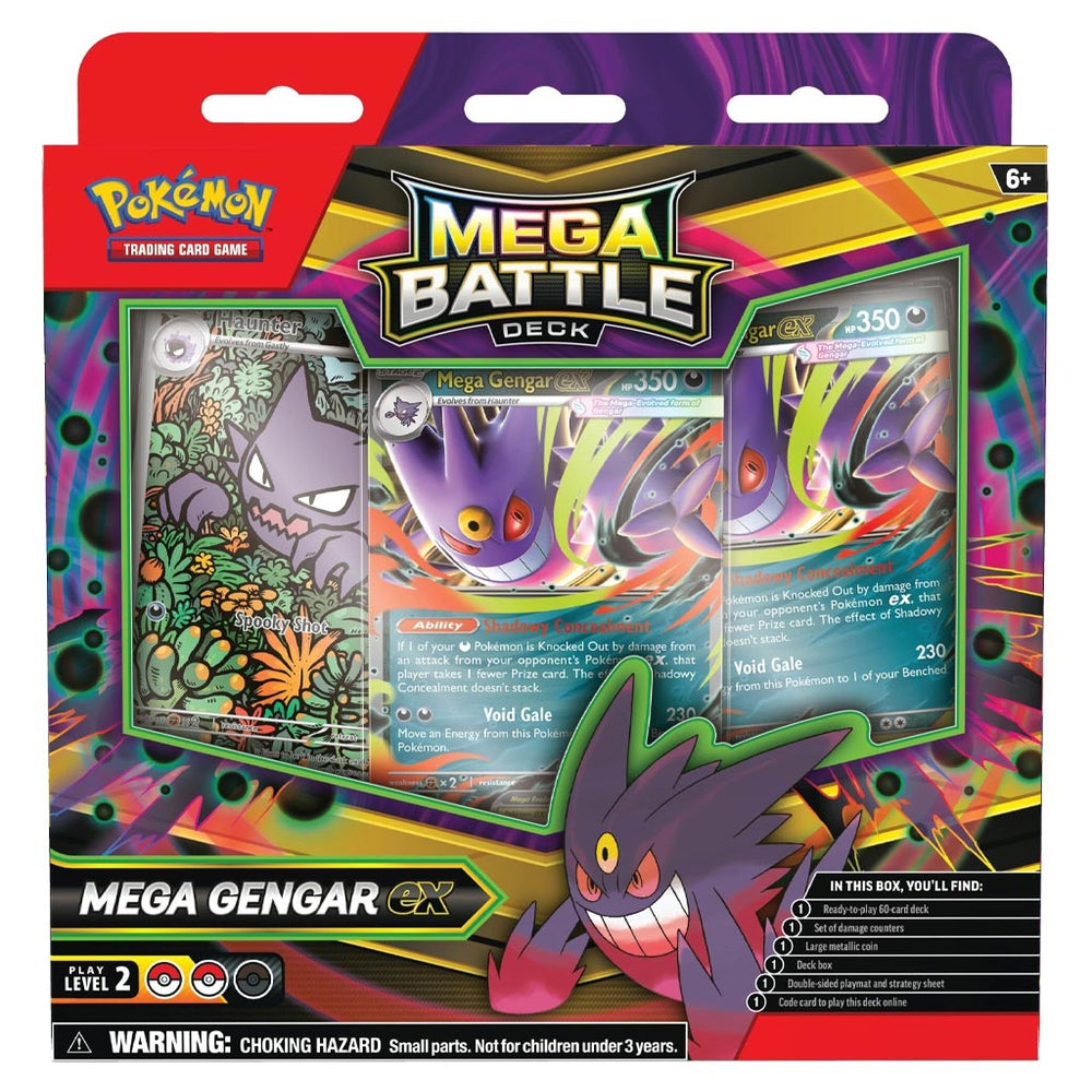 Pokemon TCG: Mega Battle Deck Mega Gengar ex & Pokémon TCG: Mega Battle Deck Mega Diancie ex (PAR)