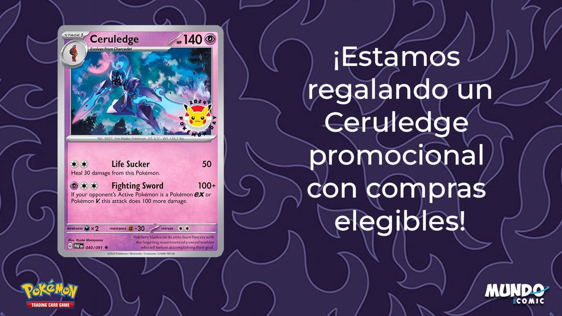 ¡Obtén un Ceruledge Promocional!