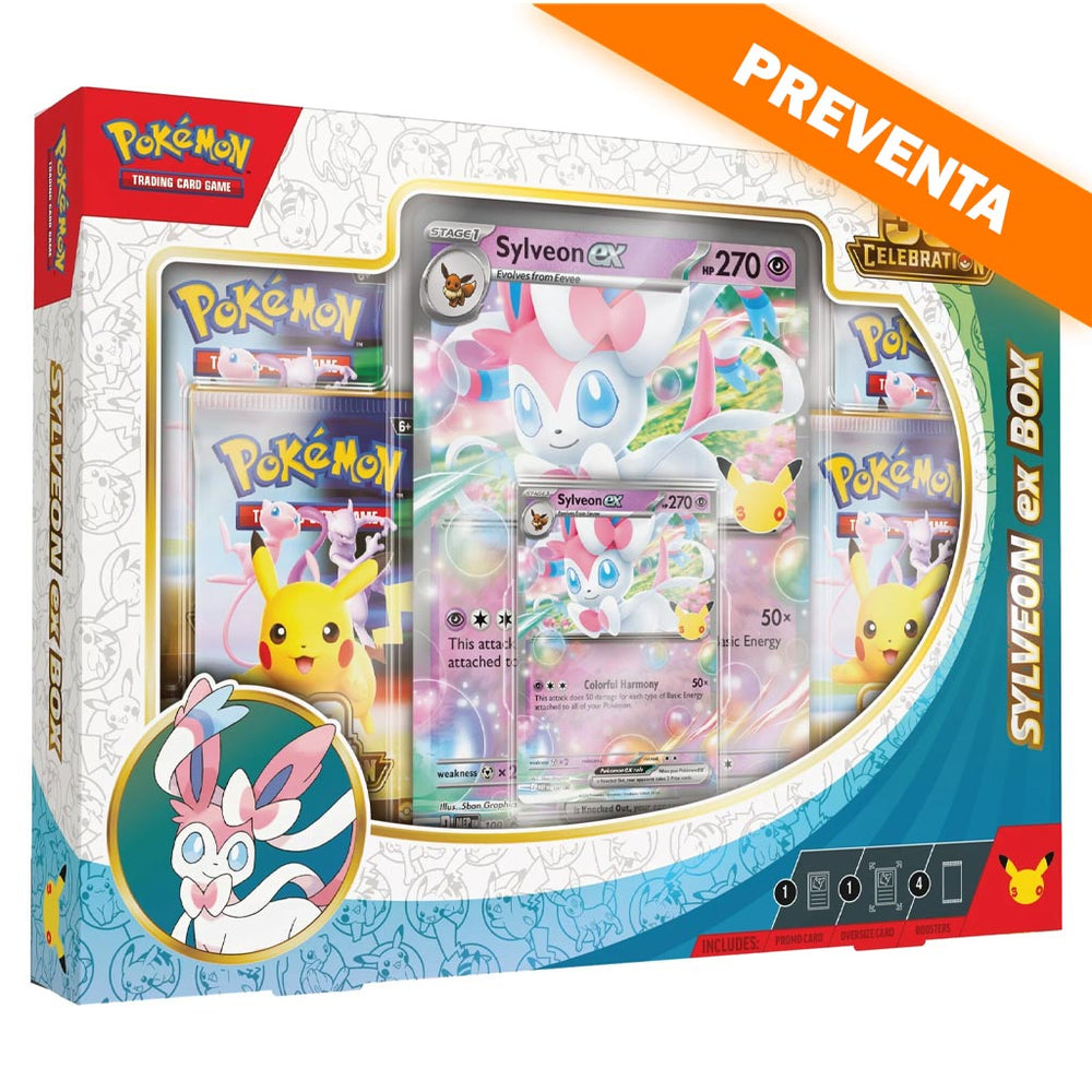 Pokémon TCG: 30th Celebration Pokémon ex Box (Sylveon ex) PREVENTA
