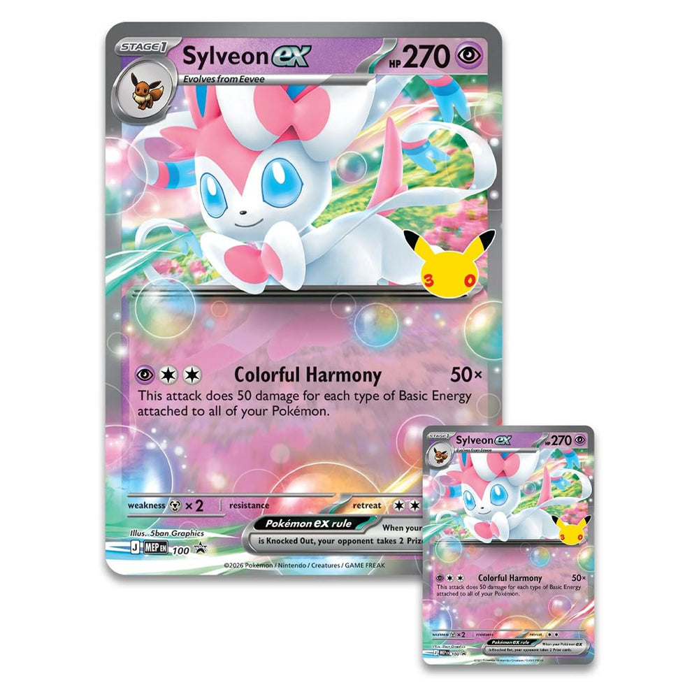 Pokémon TCG: 30th Celebration Pokémon ex Box (Sylveon ex)