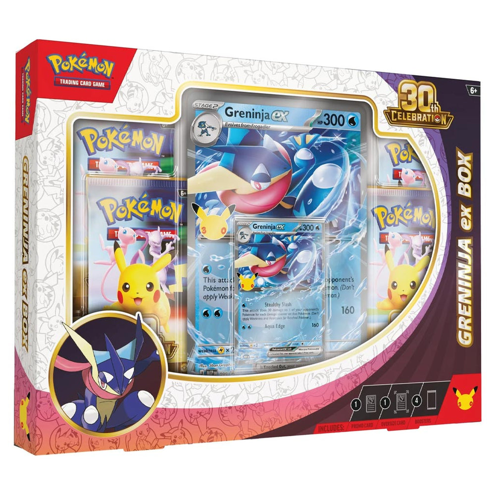 Pokémon TCG: 30th Celebration Pokémon ex Box (Greninja ex)