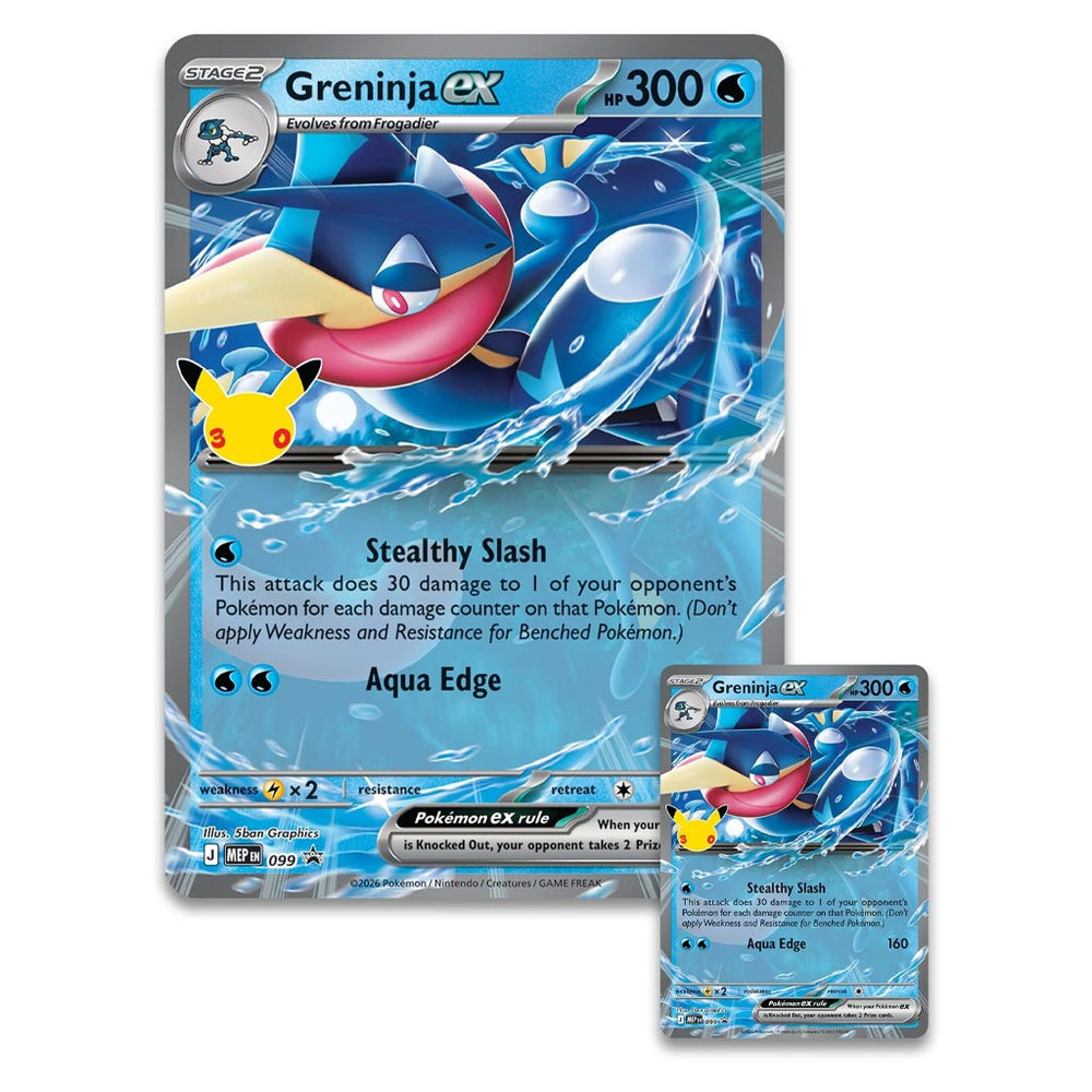 Pokémon TCG: 30th Celebration Pokémon ex Box (Greninja ex)