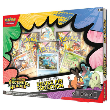 Pokémon TCG: Mega Evolution: Ascended Heroes First Partners Deluxe Pin Collection
