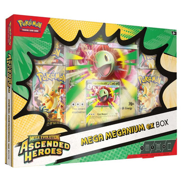Pokémon TCG: Mega Evolution: Ascended Heroes Mega Meganium ex Box (ESPAÑOL)