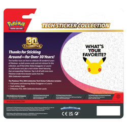 Pokémon TCG: 30th Celebration Tech Sticker Collection (Lucario)