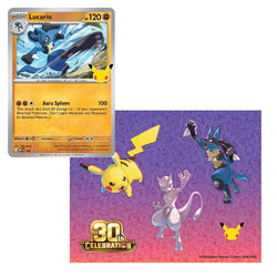 Pokémon TCG: 30th Celebration Tech Sticker Collection (Lucario)