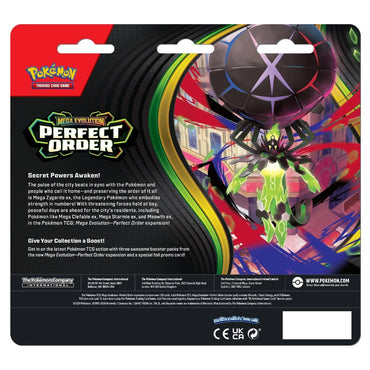 Pokémon TCG: Mega Evolution: Perfect Order 3 Booster Blister (Chikorita)