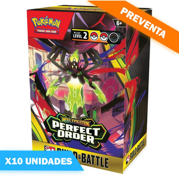 Pokémon TCG: Mega Evolution: Perfect Order Build & Battle Display PREVENTA