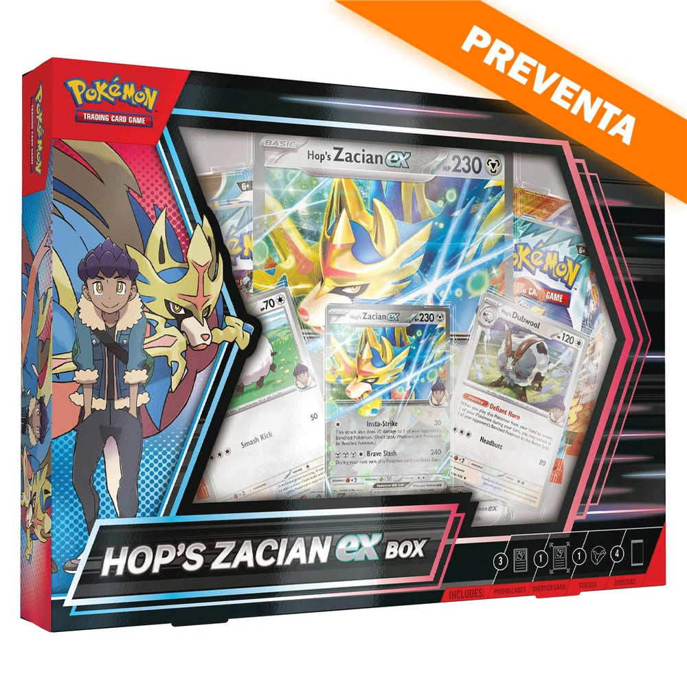 Hop’s Zacian ex Box PREVENTA