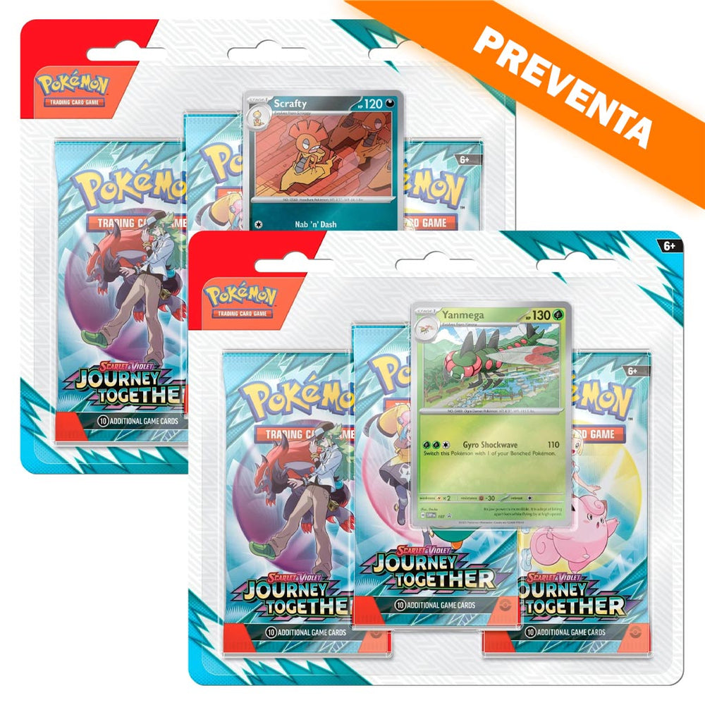 Scarlet & Violet 9 - Journey Together - 3-Booster Blister (PAR) PREVENTA