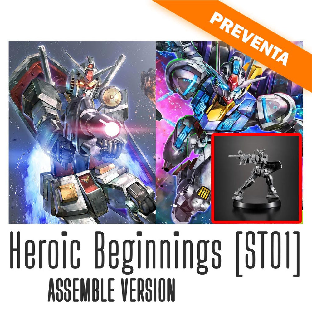 ASSEMBLE Starter Deck 01 Heroic Beginnings [ST01] *INCLUYE GUNPLA MINIATURES* PREVENTA