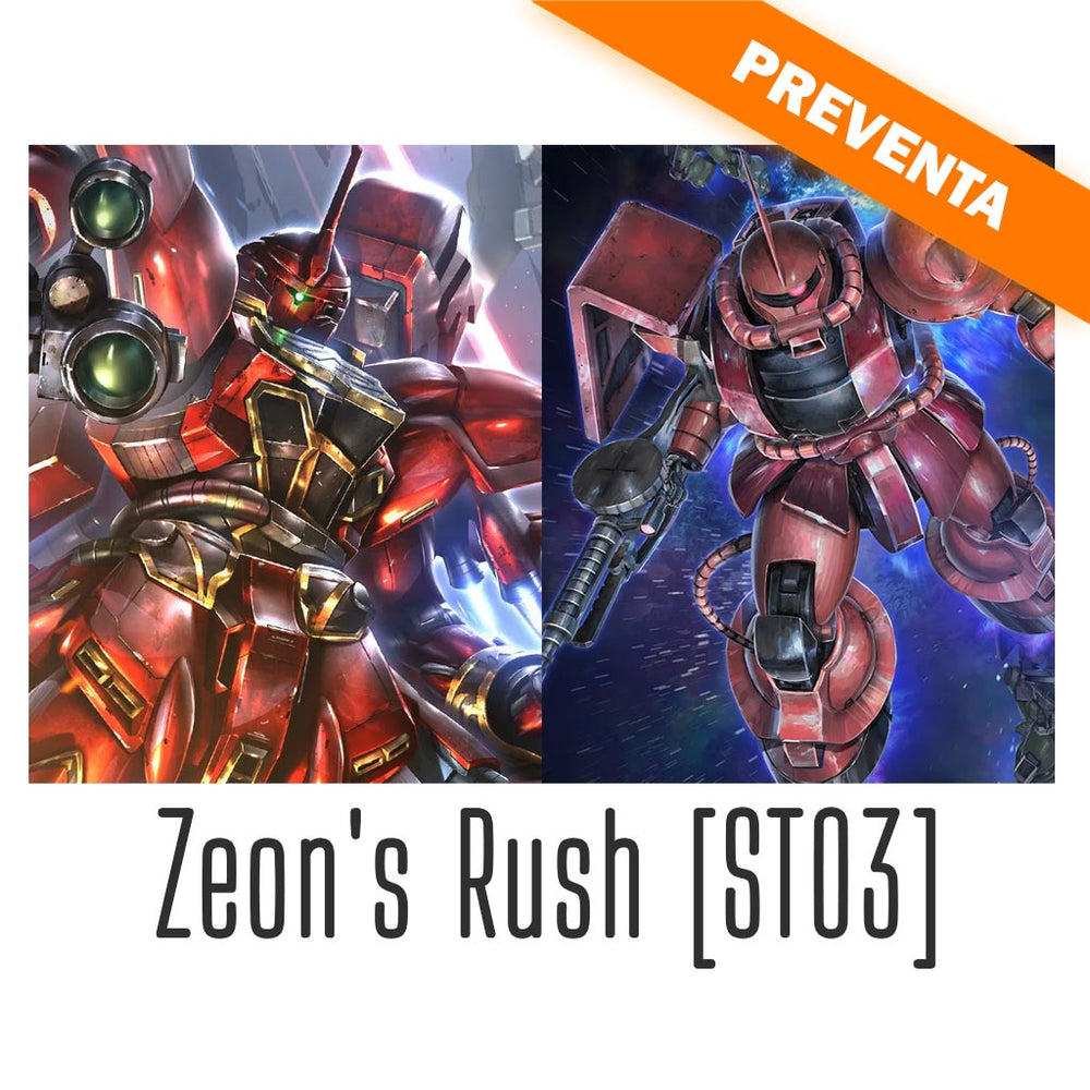 Starter Deck 03 Zeon's Rush [ST03] PREVENTA