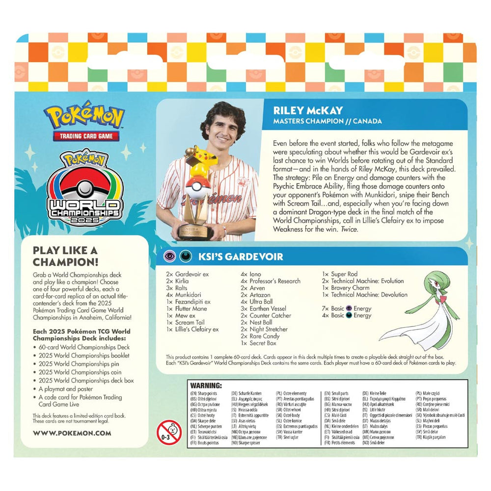 Pokémon TCG: 2025 World Championship Deck Display