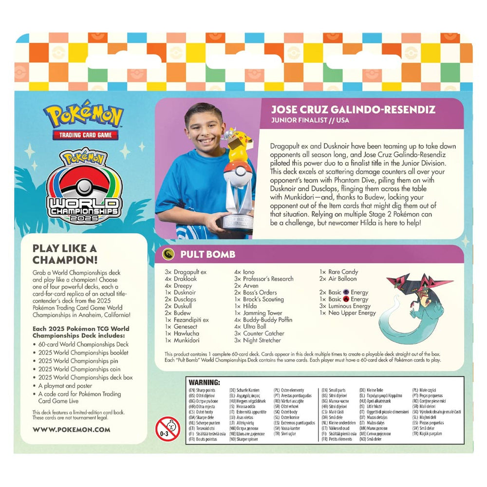 Pokémon TCG: 2025 World Championship Deck Display