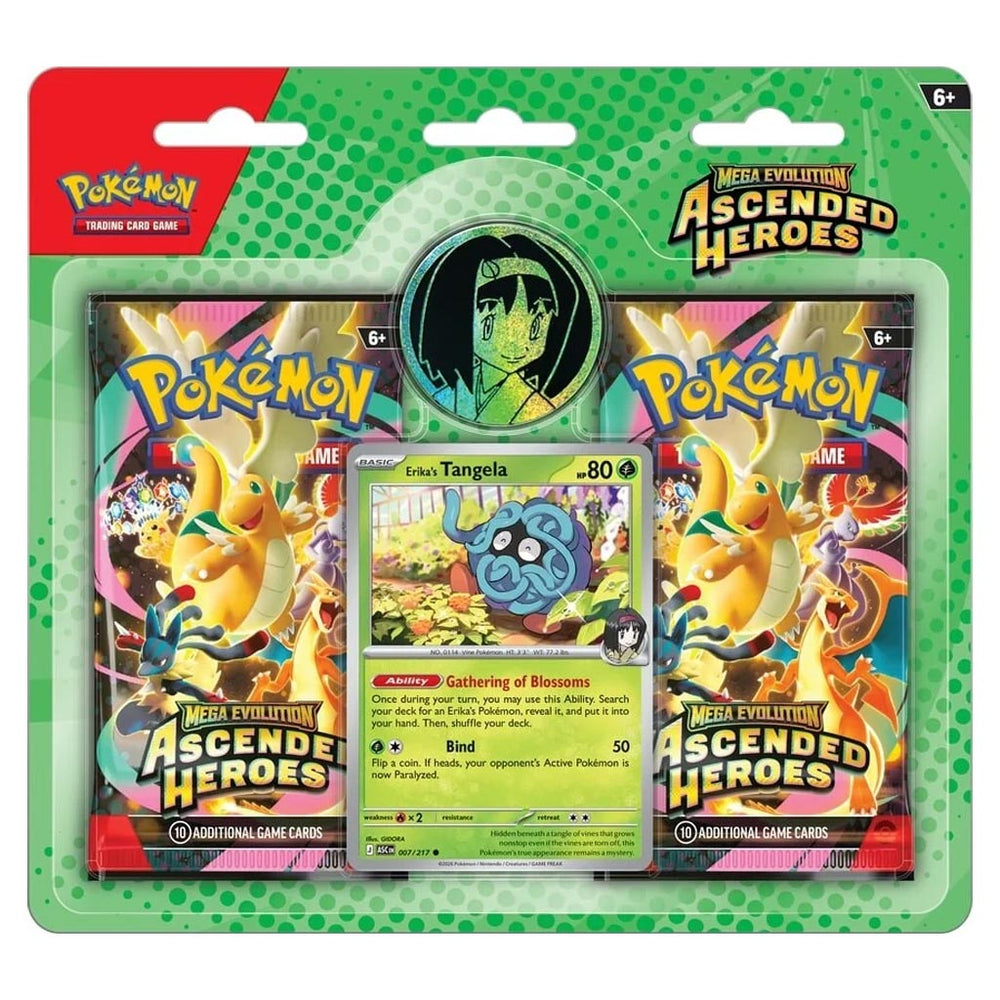 Pokémon TCG: Mega Evolution: Ascended Heroes 2 Pack Blister (Erika)
