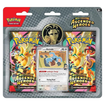 Pokémon TCG: Mega Evolution: Ascended Heroes 2 Pack Blister (Larry) (ESPAÑOL)
