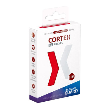 Ultimate Guard: Cortex Sleeves Red (Japanese Size) (60ct.)