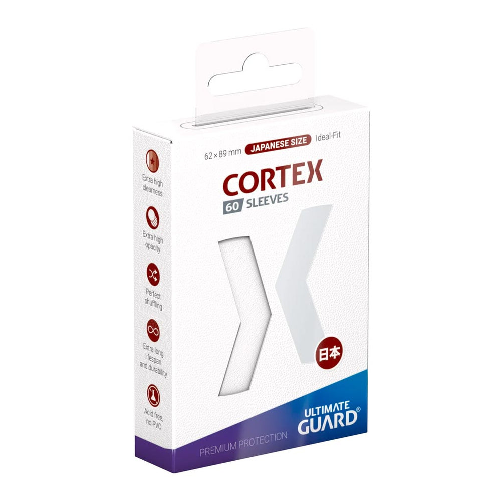 Ultimate Guard: Cortex Sleeves White (Japanese Size) (60ct.)