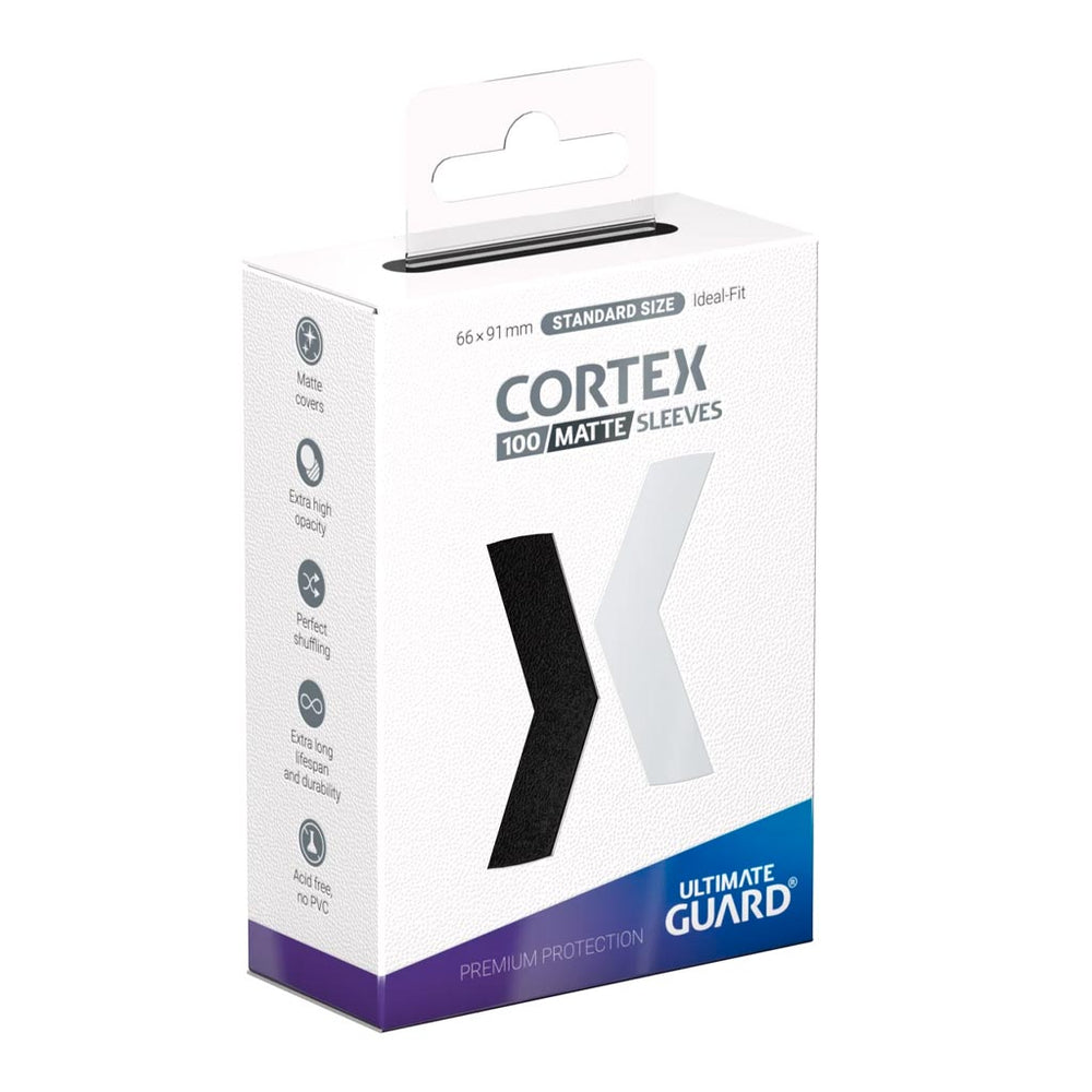 Ultimate Guard: Cortex Sleeves Matte Black (Standard Size) (100ct.)