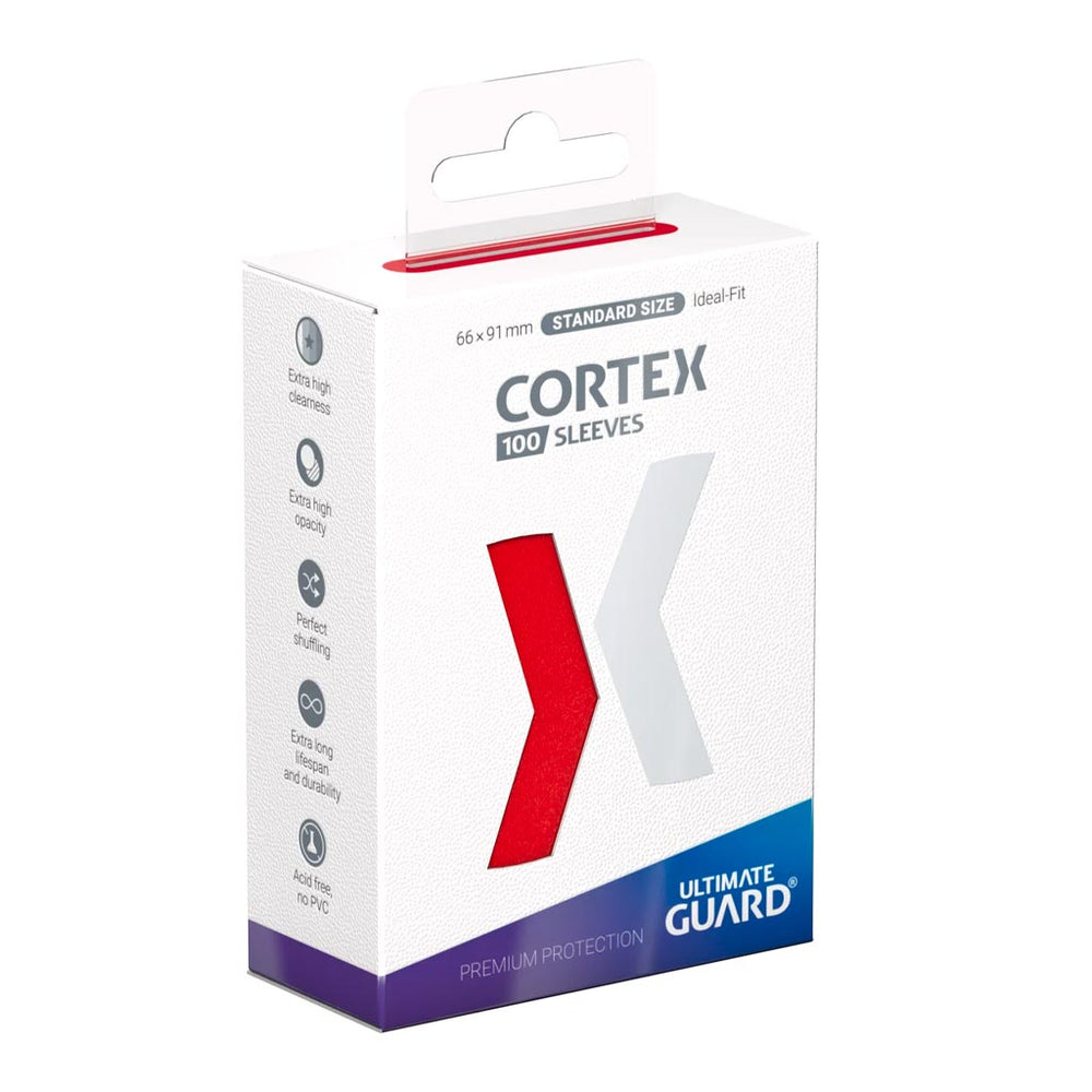 Ultimate Guard: Cortex Sleeves Red (Standard Size) (100ct.)
