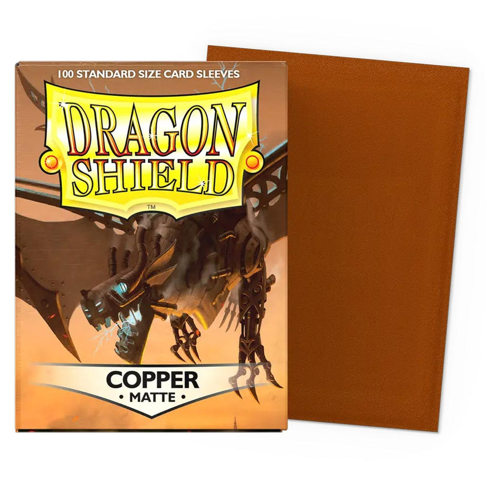 Dragon Shield: Copper Matte Sleeves (Standard Size)