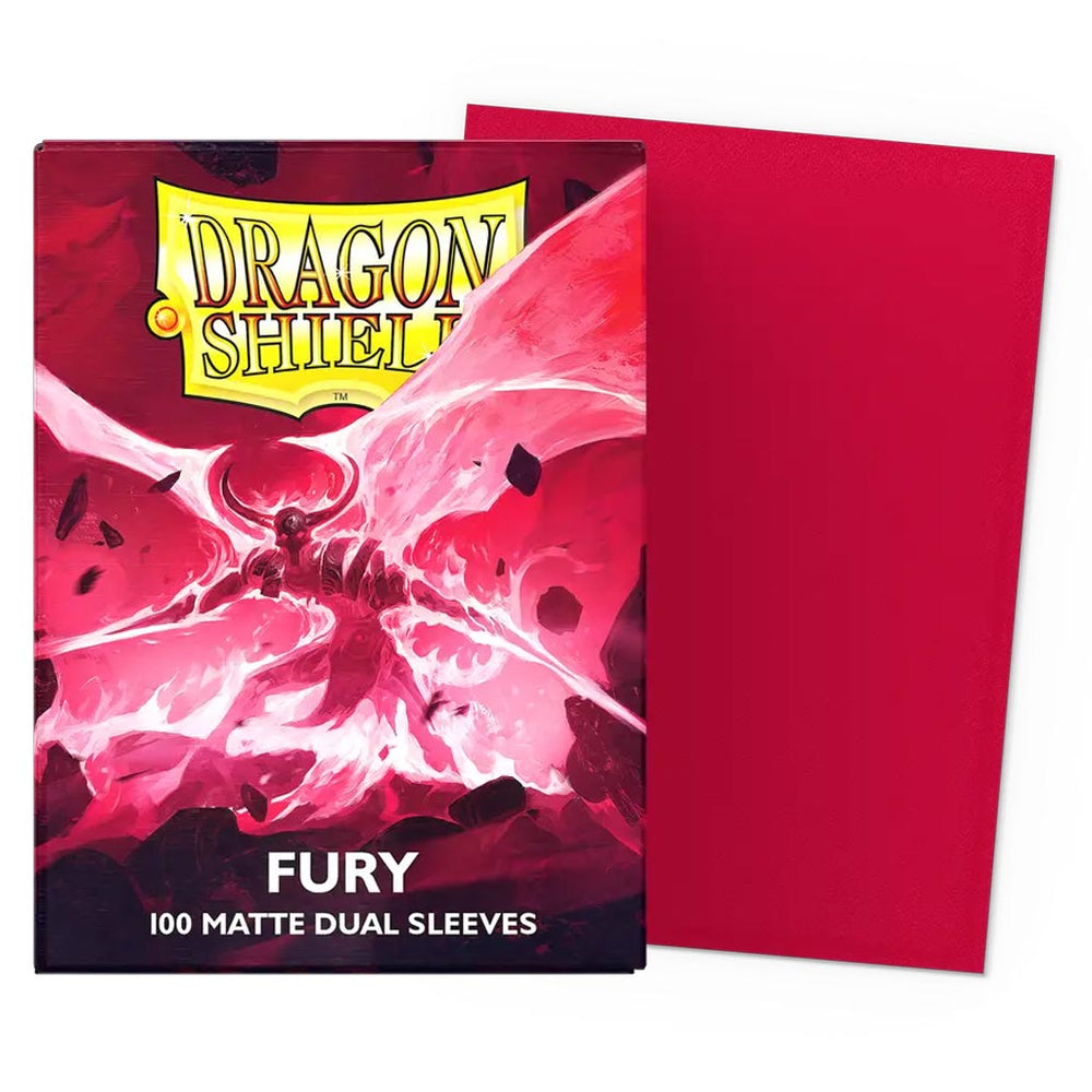 Dragon Shield: Fury Matte Dual Sleeves (Standard Size)