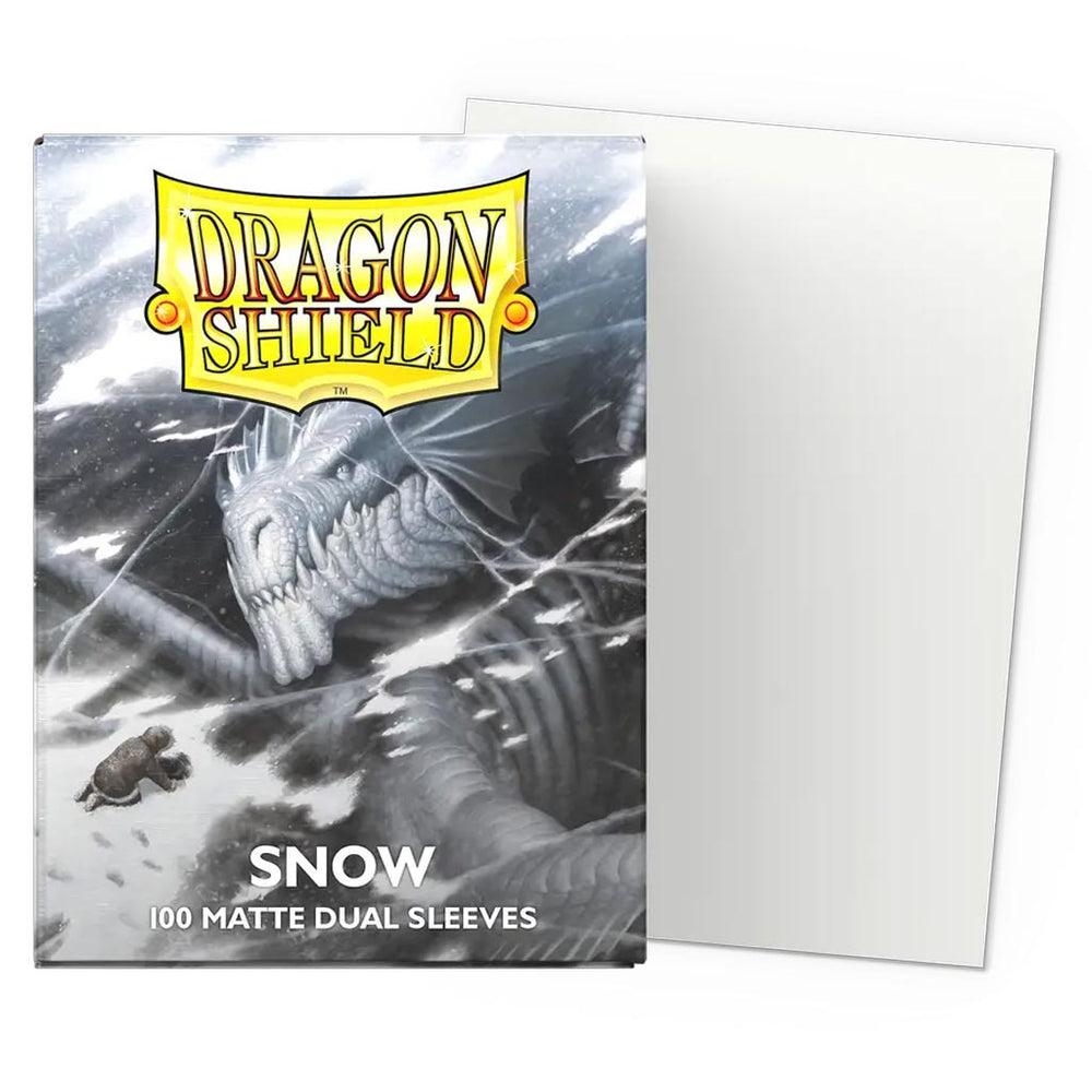 Dragon Shield: Snow Matte Dual Sleeves (Standard Size)