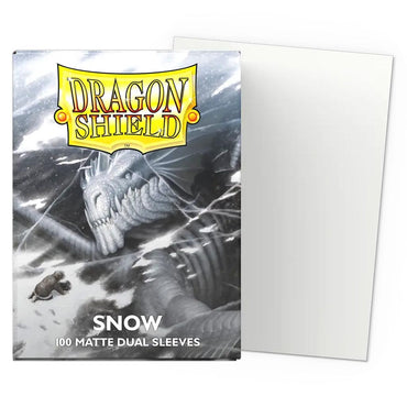 Dragon Shield: Snow Matte Dual Sleeves (Standard Size)
