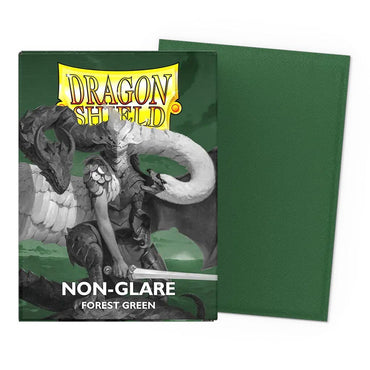 Dragon Shield: Forest Green Non Glare Matte Sleeves (Standard Size)