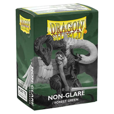 Dragon Shield: Forest Green Non Glare Matte Sleeves (Standard Size)