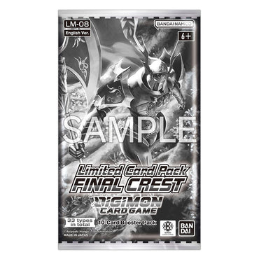 Digimon Card Game: Limited Card Pack FINAL CREST [LM08] Booster Display