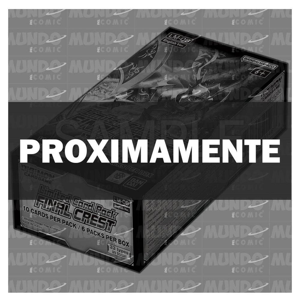 Digimon Card Game: Limited Card Pack FINAL CREST [LM08] Booster Display