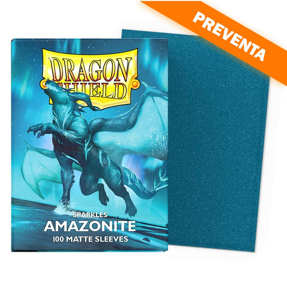 Dragon Shield: Pink Amazonite Matte Sparkles Sleeves (Standard Size) PREVENTA