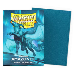 Dragon Shield: Pink Amazonite Matte Sparkles Sleeves (Standard Size)