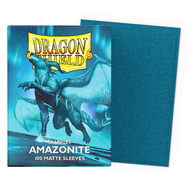 Dragon Shield: Pink Amazonite Matte Sparkles Sleeves (Standard Size)