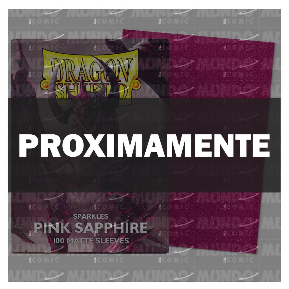 Dragon Shield: Pink Sapphire Matte Sparkles Sleeves (Standard Size)