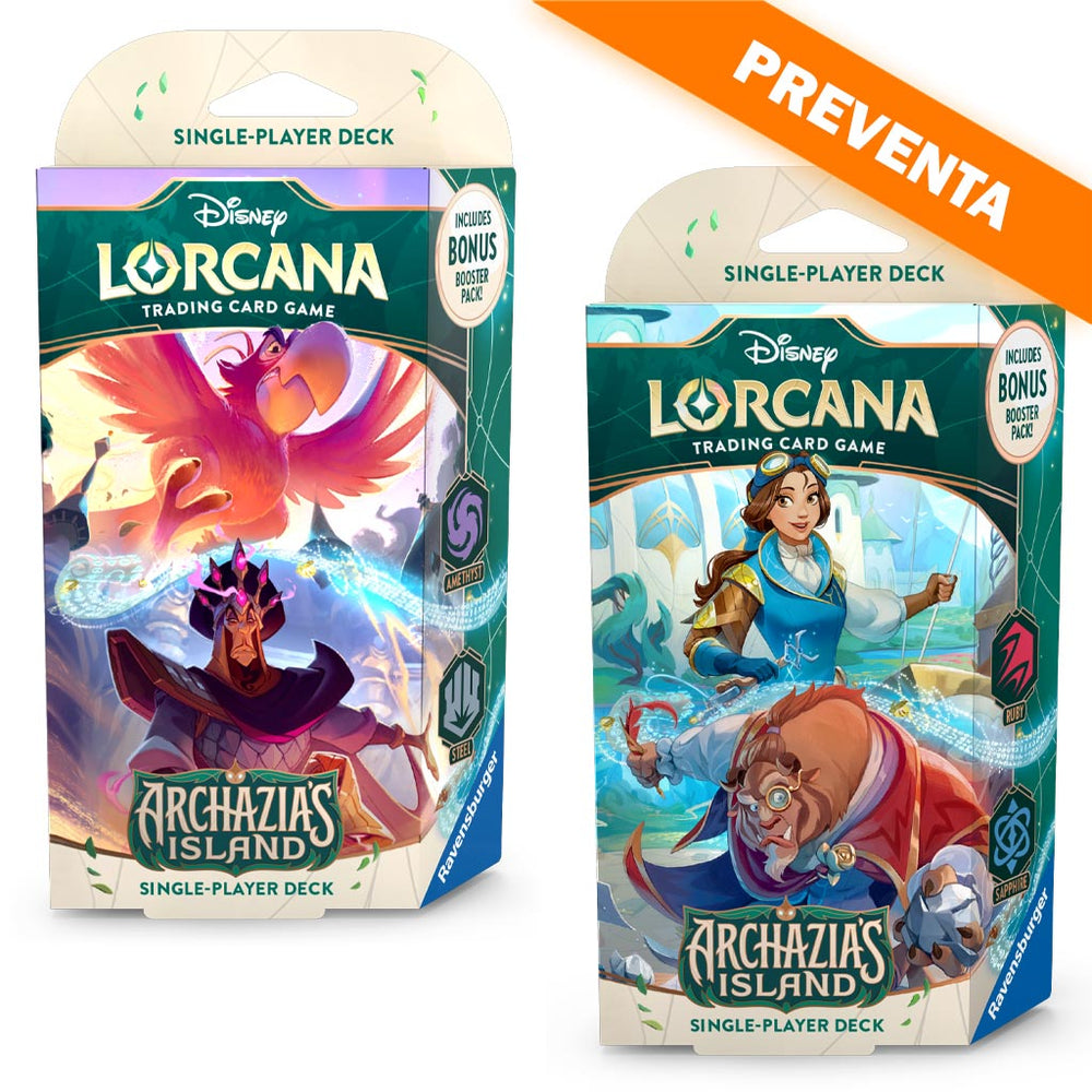 Lorcana Set 7 - Archazia’s Island - Starter Deck (PAR) PREVENTA