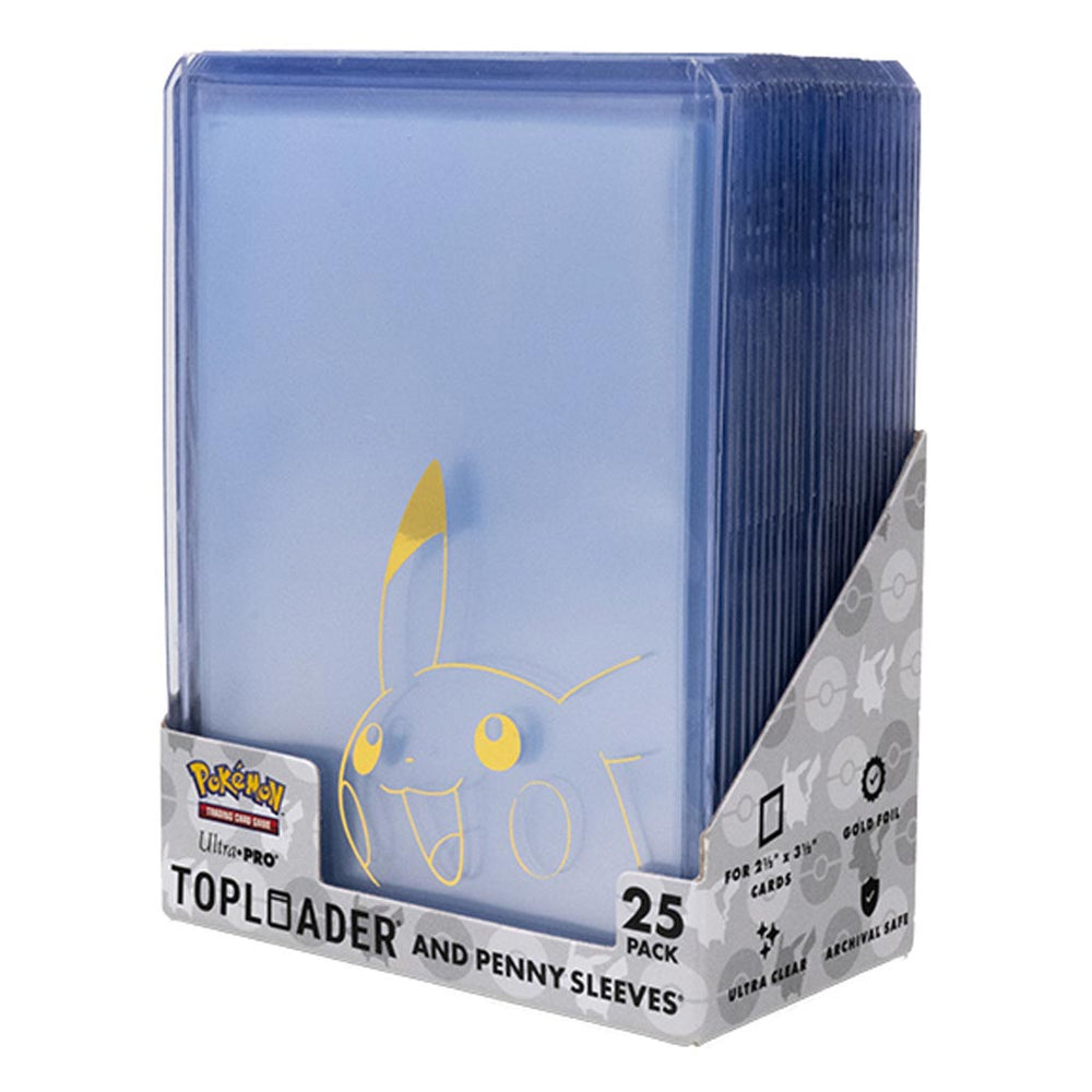 Ultra PRO: Toploader and Penny Sleeves (Pikachu) 25 Pack