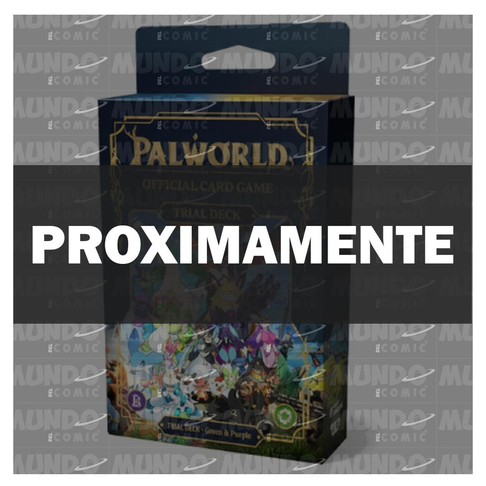 Palworld Official Card Game: Trial Deck Dawn of Palpagos Green & Purple