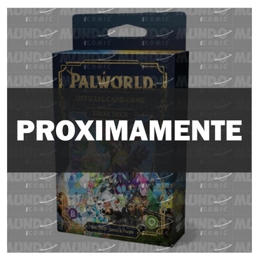 Palworld Official Card Game: Trial Deck Dawn of Palpagos Green & Purple