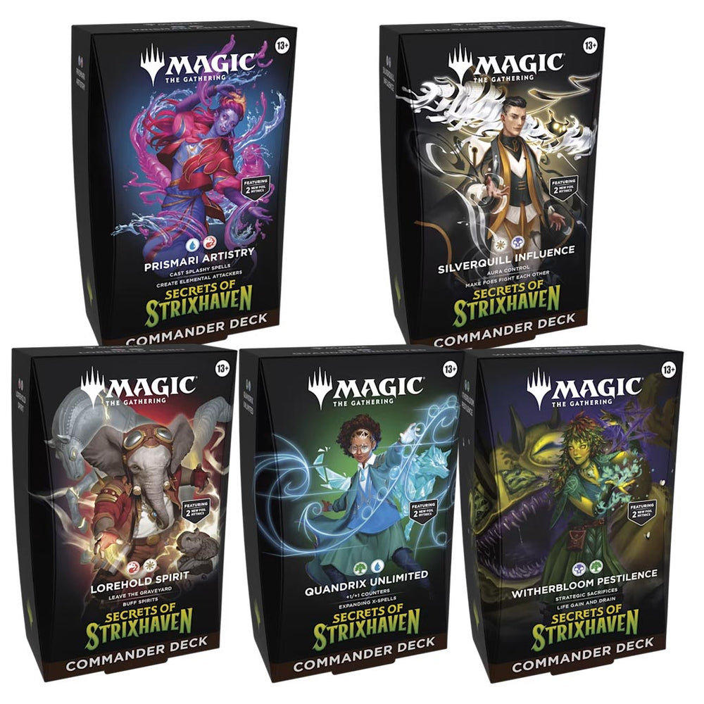 Magic: The Gathering: Secrets of Strixhaven Commander Decks