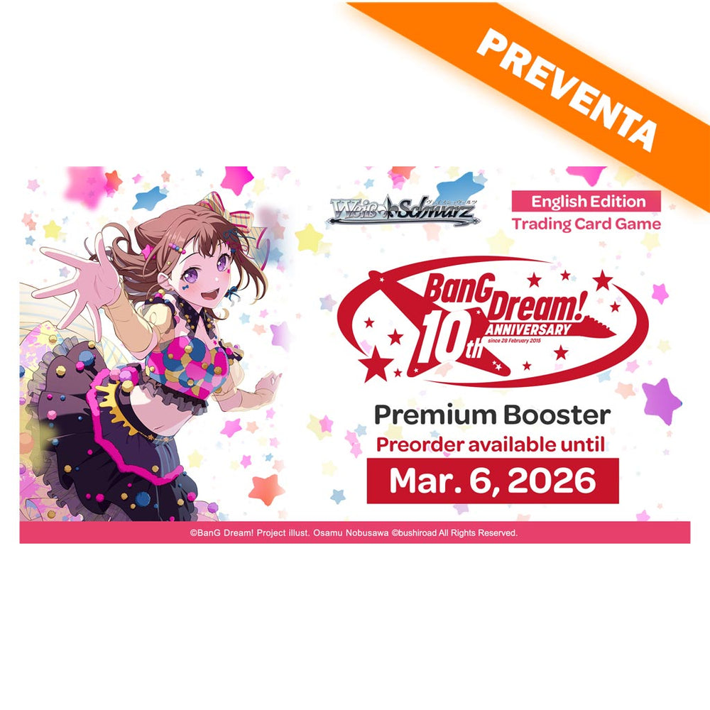 Weiss Schwarz: Premium Booster BanG Dream! 10th Anniversary! Booster Display PREVENTA