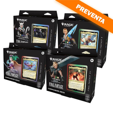 Magic the Gathering x FINAL FANTASY - Commander Deck Case (Set de 4) PREVENTA