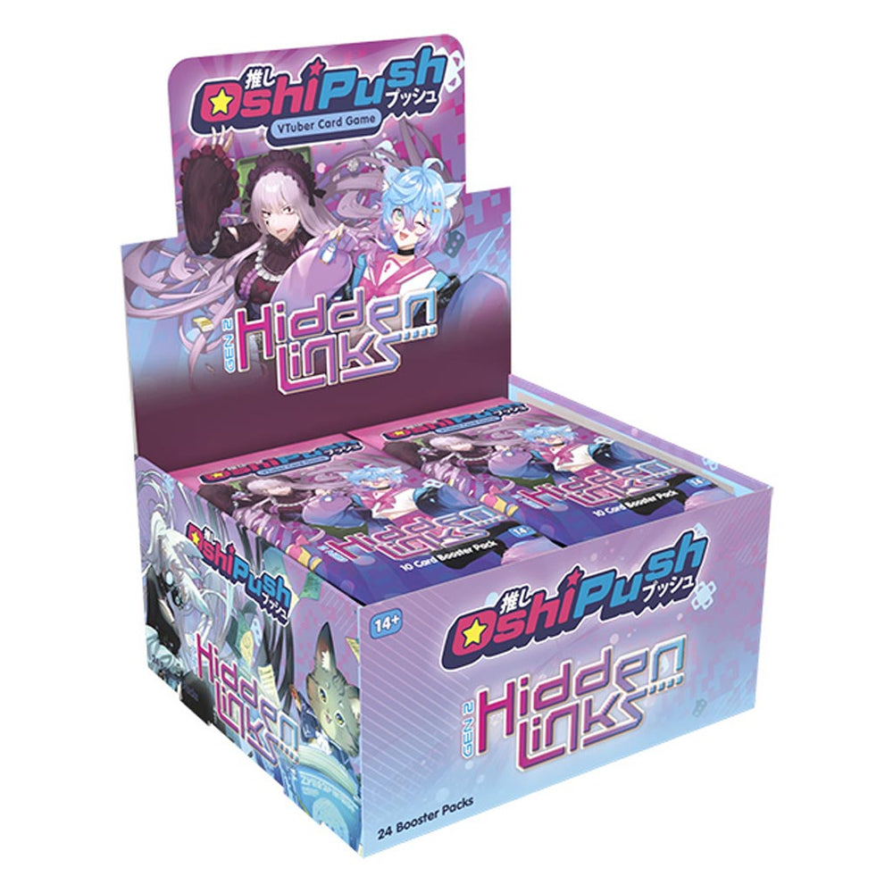 Oshi Push VTuber Card Game: Gen 2 Hidden Links Booster Box